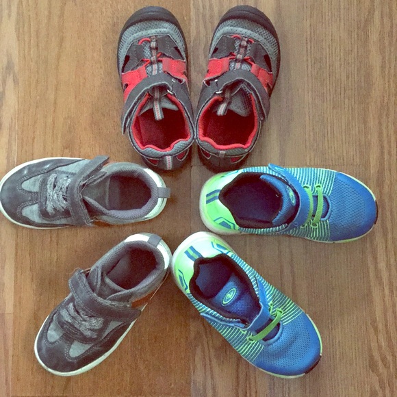 Other - Worn Osh Kosh, Carter’s and blue boys shoes.